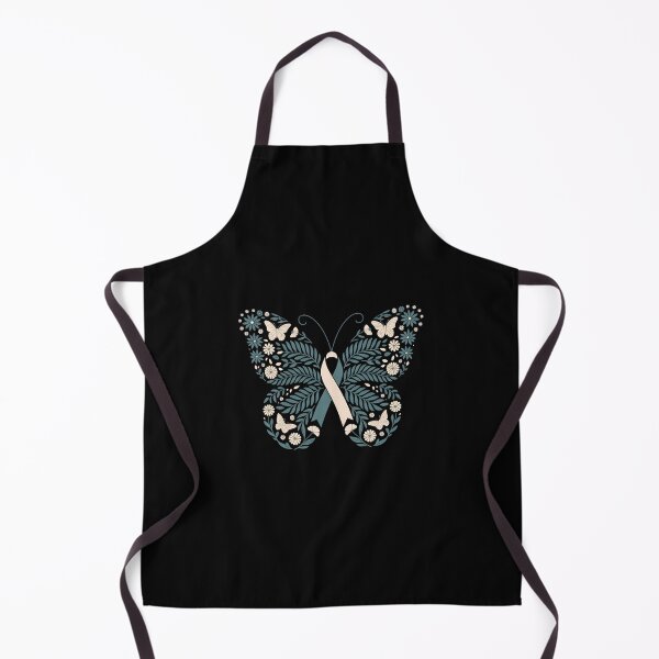 Item preview, Flower Butterfly Cervical Cancer Awareness Ribbon designed and sold by sailorjessiArt.