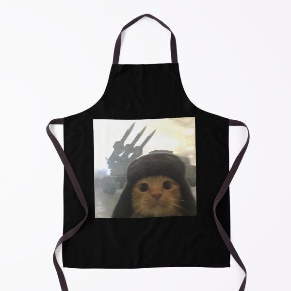 Item preview, Cat in Fur Hat and Missile Launcher Tee designed and sold by StranHabesre51.