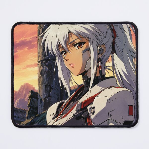 Item preview, 90s Anime White Hair Samurai Girl designed and sold by bapupa.