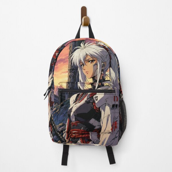 Item preview, 90s Anime White Hair Samurai Girl designed and sold by bapupa.
