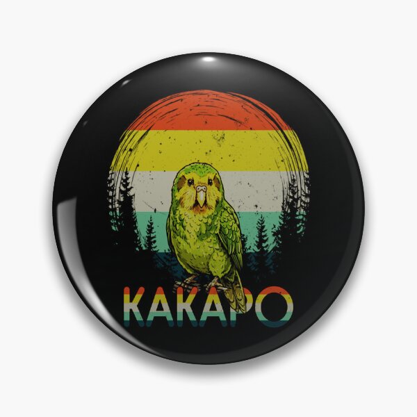 Item preview, New Zealand Kakapo Parrot Retro Vintage designed and sold by DaleSwi.