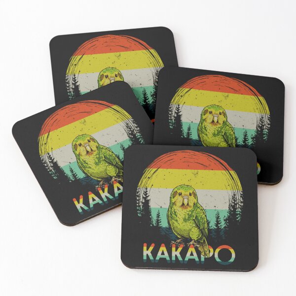 Item preview, New Zealand Kakapo Parrot Retro Vintage designed and sold by DaleSwi.