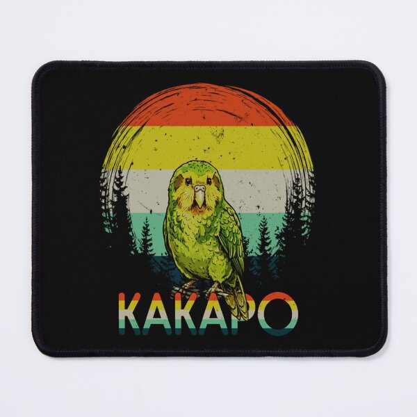 Item preview, New Zealand Kakapo Parrot Retro Vintage designed and sold by DaleSwi.