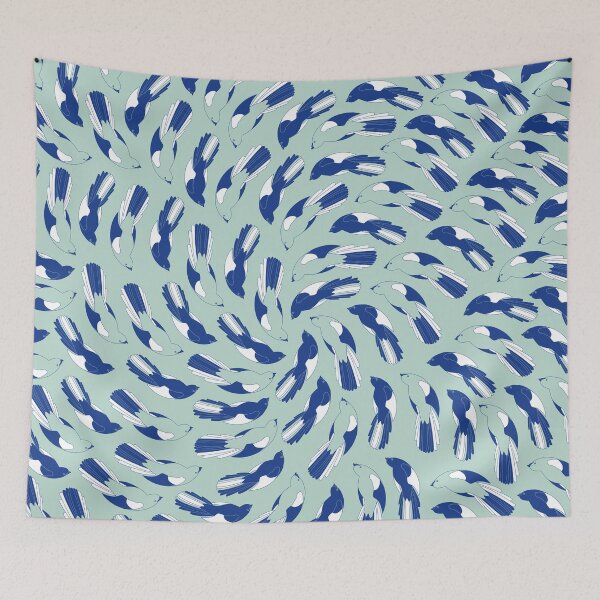 Item preview, A Flock of Birds (blue edition) designed and sold by Juliette Lancien.