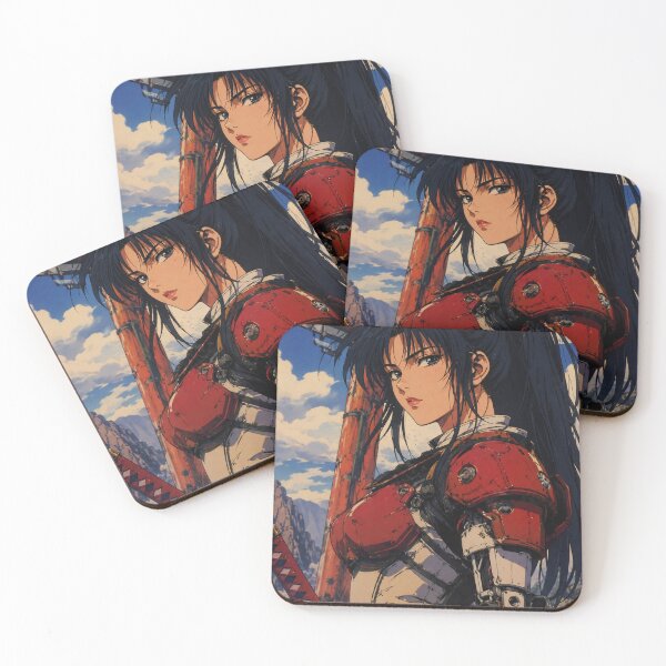 Item preview, Vintage Mecha Samurai Girl Torii designed and sold by bapupa.
