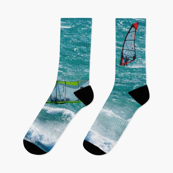 Item preview, Windsurfers Wave Jumping, Cottesloe Beach | Action Water Sports, Perth, Western Australia Art designed and sold by Ross.A.Campbell.