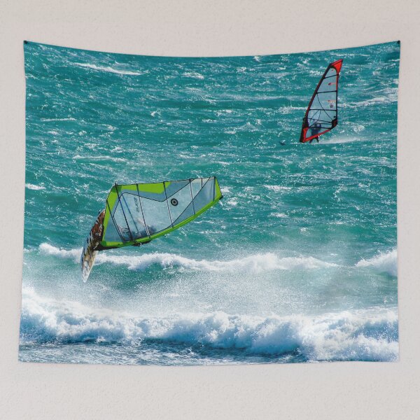Item preview, Windsurfers Wave Jumping, Cottesloe Beach | Action Water Sports, Perth, Western Australia Art designed and sold by Ross.A.Campbell.