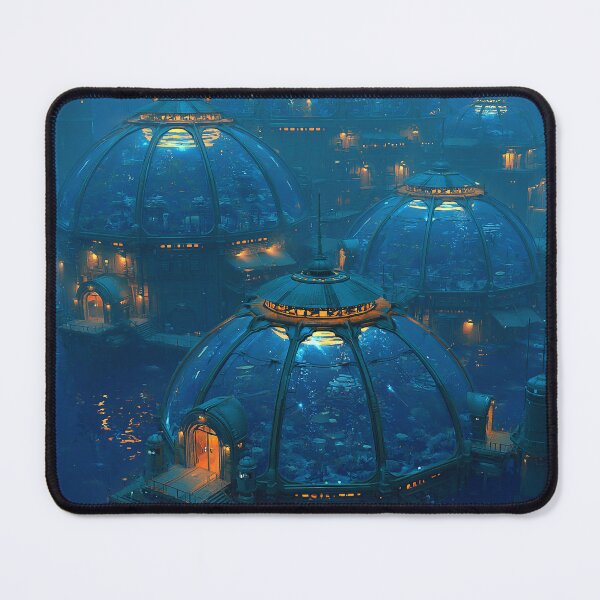 Item preview, Underwater Dome City Futuristic Architecture designed and sold by Visual Foundry.