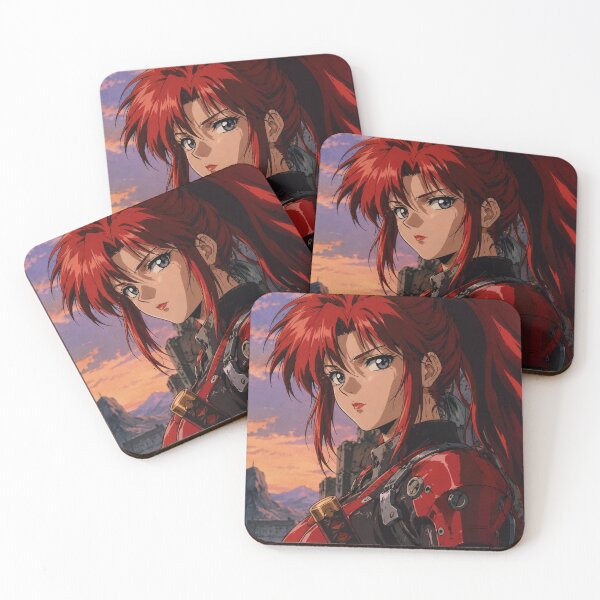 Item preview, Retro Anime Mecha Girl Sunset designed and sold by bapupa.