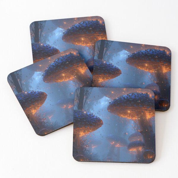 Item preview, Glowing Mushroom Forest Night Journey designed and sold by Visual Foundry.