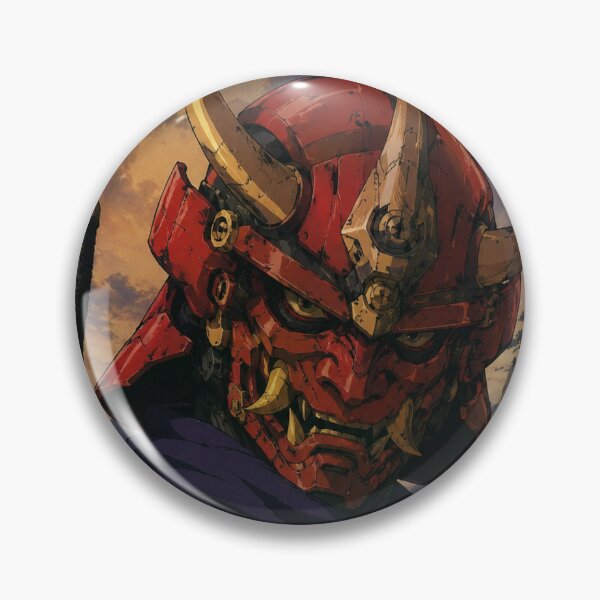 Item preview, 90s Anime Red Oni Samurai designed and sold by bapupa.