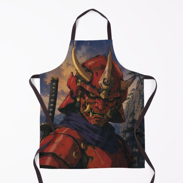 Item preview, 90s Anime Red Oni Samurai designed and sold by bapupa.
