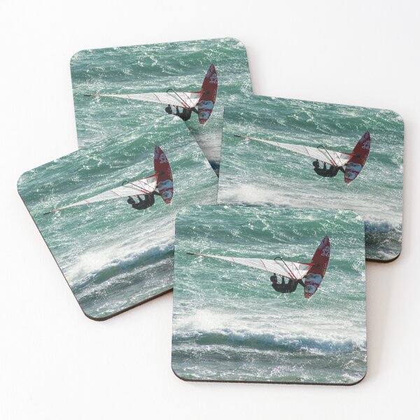 Item preview, Windsurfers Wave Jumping, Cottesloe Beach | Action Water Sports, Perth, Western Australia Art designed and sold by Ross.A.Campbell.
