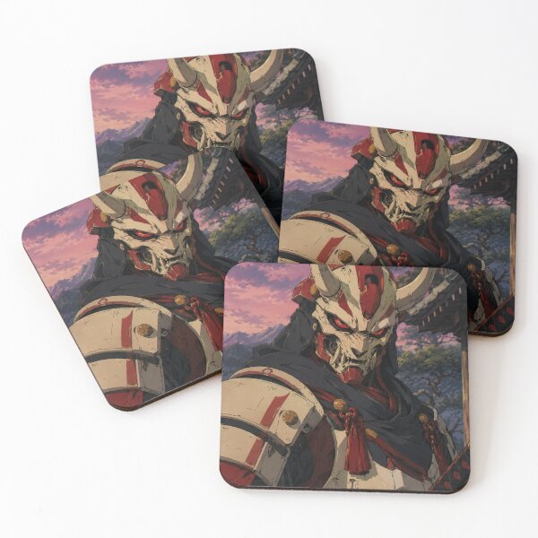 Item preview, Retro Cybernetic Oni Samurai Warrior designed and sold by bapupa.