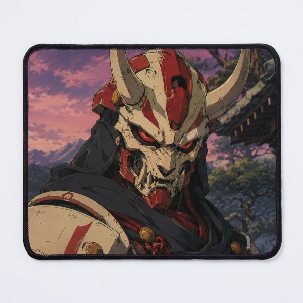 Item preview, Retro Cybernetic Oni Samurai Warrior designed and sold by bapupa.