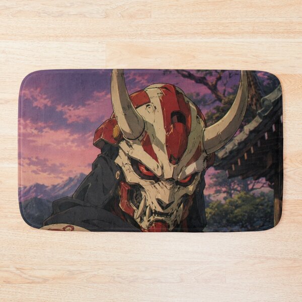 Item preview, Retro Cybernetic Oni Samurai Warrior designed and sold by bapupa.