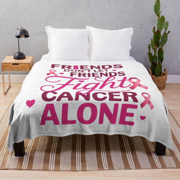 Item preview, Friends Don't Let Friends Fight Cancer Alone  designed and sold by sailorjessiArt.