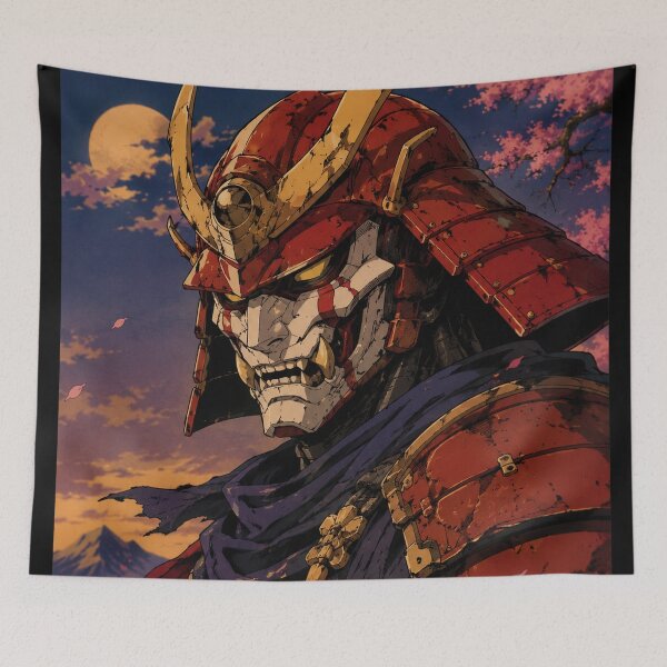 Item preview, Vintage Anime Oni Samurai Sunset designed and sold by bapupa.