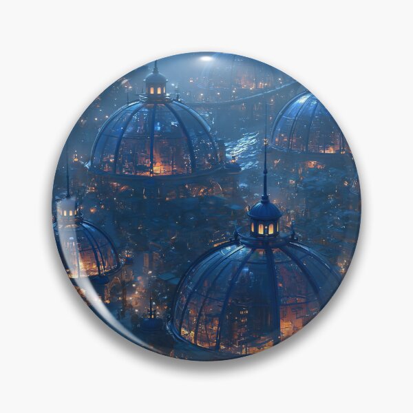 Item preview, Underwater Bioluminescent Domed City designed and sold by Visual Foundry.