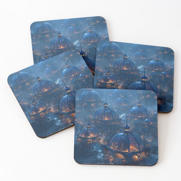 Item preview, Underwater Bioluminescent Domed City designed and sold by Visual Foundry.