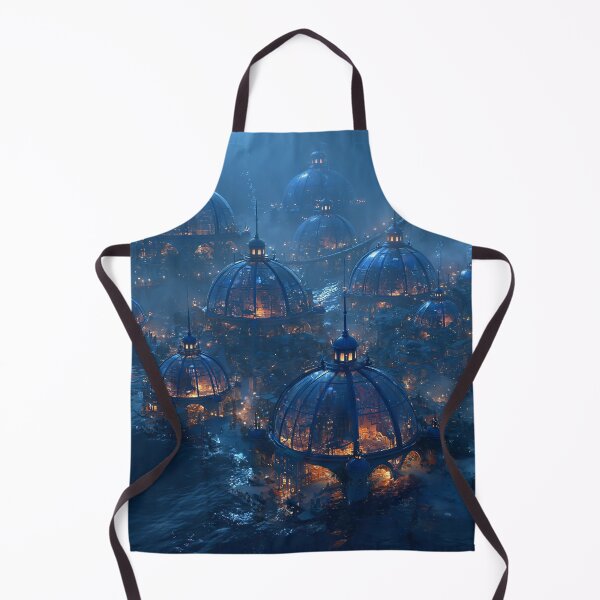 Item preview, Underwater Bioluminescent Domed City designed and sold by Visual Foundry.