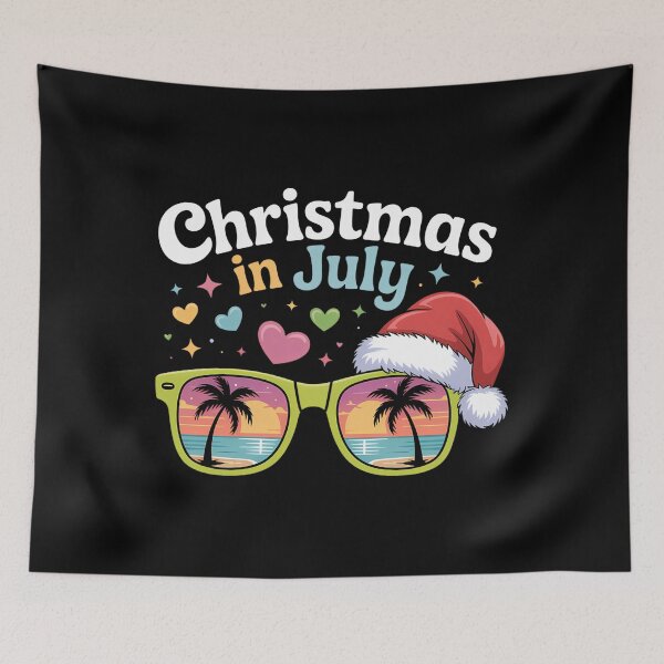 Item preview, Christmas in July Sunglasses Santa Beach Summer Summer Xmas designed and sold by SapfireStuArt.