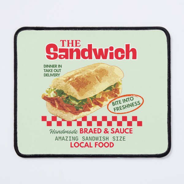 Item preview, Handmade Local Sandwich Bite Into Freshness designed and sold by SilverSeaBKK.