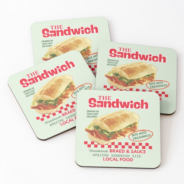 Item preview, Handmade Local Sandwich Bite Into Freshness designed and sold by SilverSeaBKK.