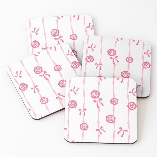 Item preview, Pink Rose Bow Pattern - Floral Aesthetic Seamless Design designed and sold by Rangmanch.