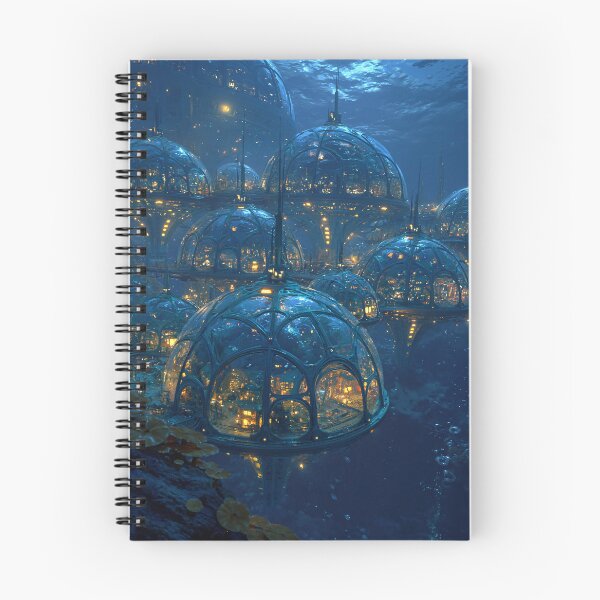 Item preview, Underwater Bioluminescent City Domes designed and sold by Visual Foundry.
