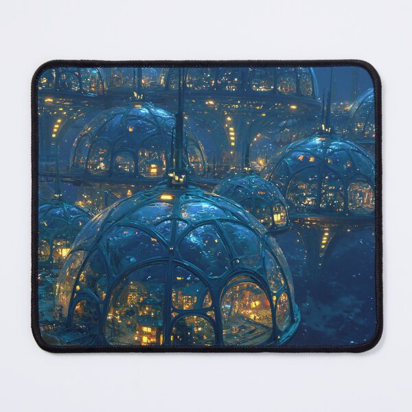 Item preview, Underwater Bioluminescent City Domes designed and sold by Visual Foundry.