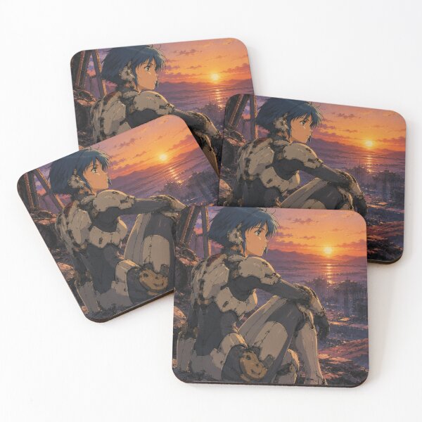 Item preview, Retro Cyberpunk Anime Sunset View designed and sold by bapupa.