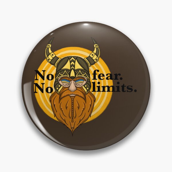 Item preview, No fear no limits Viking tshirt designed and sold by Maryart8.
