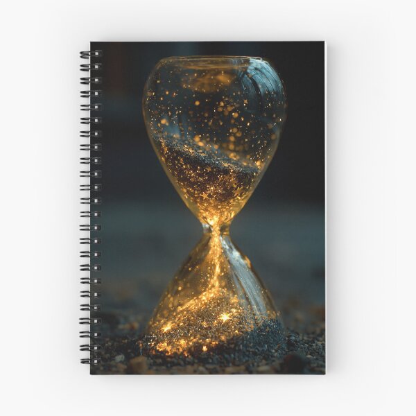 Item preview, Golden Hourglass Time Flow Art designed and sold by Visual Foundry.