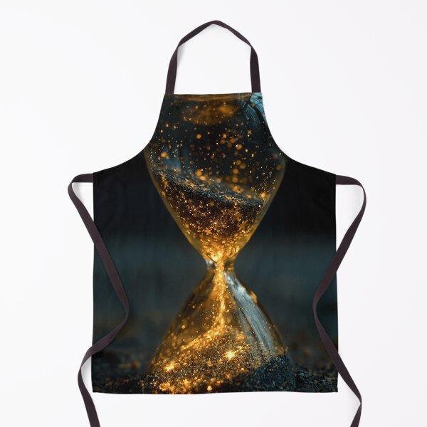 Item preview, Golden Hourglass Time Flow Art designed and sold by Visual Foundry.