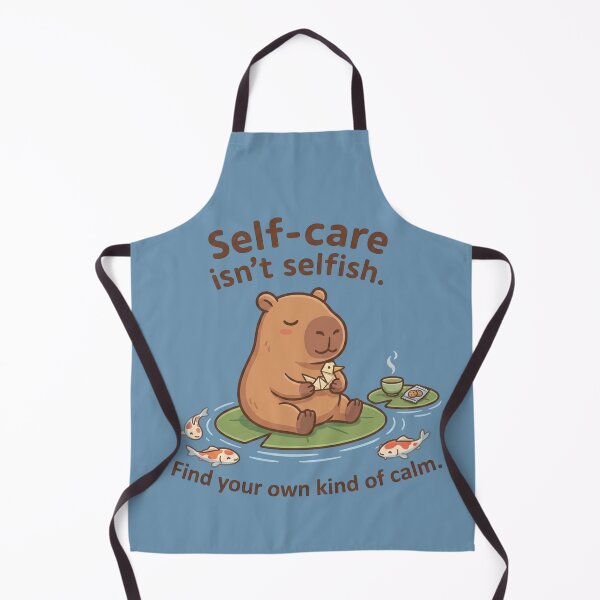 Item preview, Self-Care Capybara with Origami and Koi Fish designed and sold by sanorastyle.
