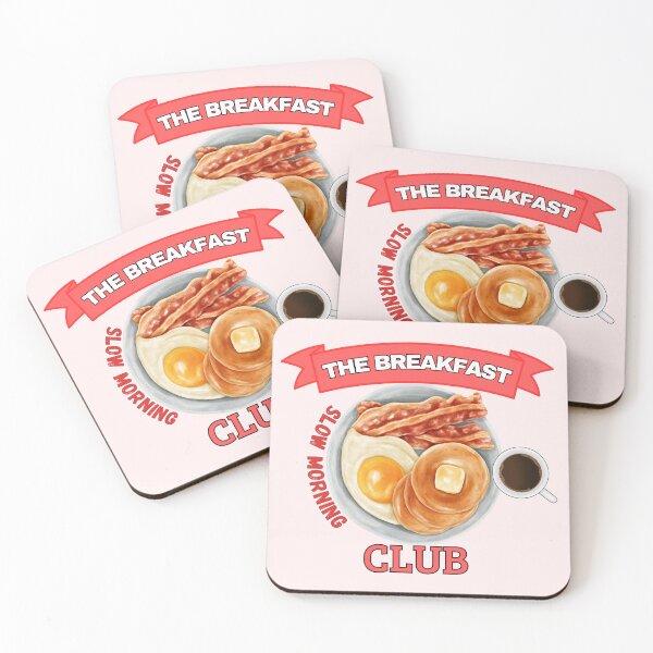 Item preview, The Breakfast Club Slow Morning Food Illustration designed and sold by SilverSeaBKK.