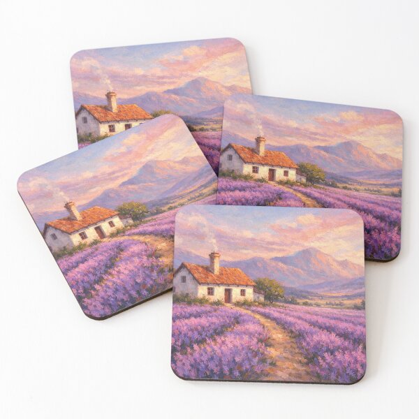Item preview, House in the lavender field designed and sold by Sigtrix.