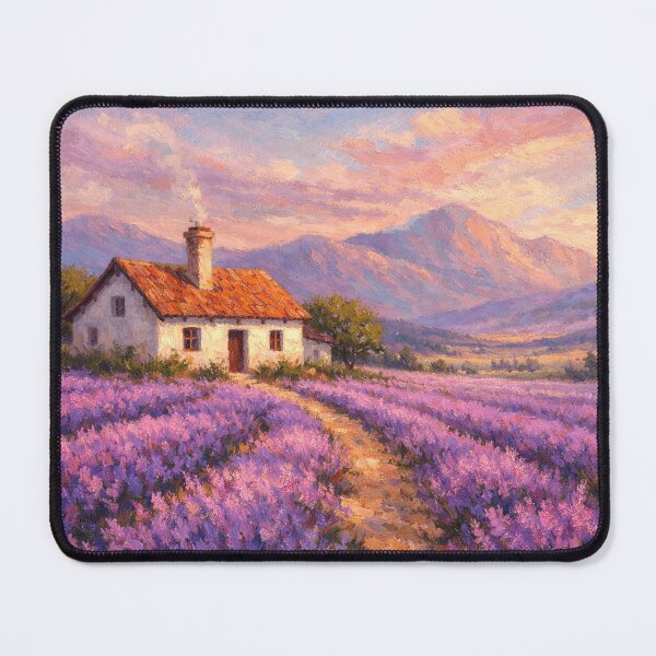 Item preview, House in the lavender field designed and sold by Sigtrix.