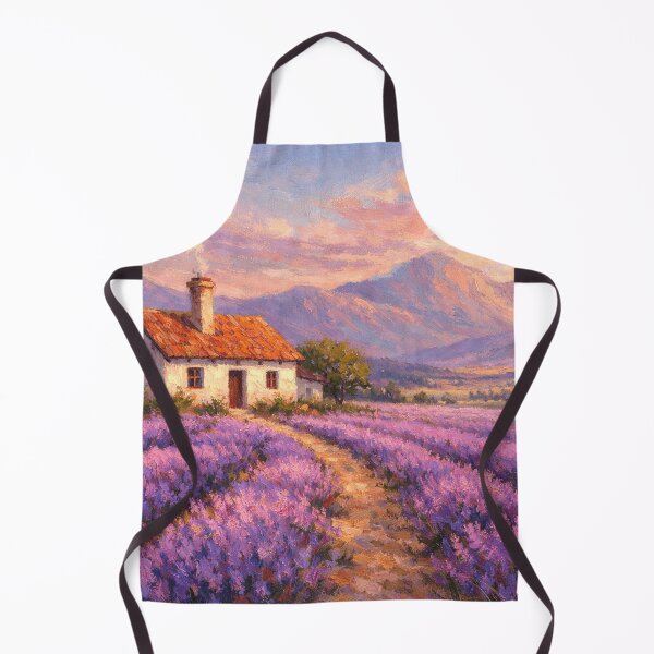Item preview, House in the lavender field designed and sold by Sigtrix.
