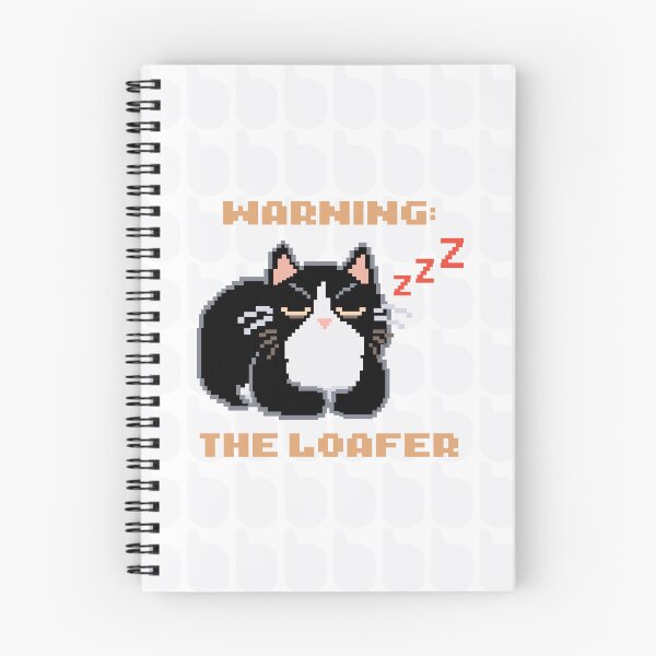 Item preview, Warning: The Loafer │ Pixel Cat designed and sold by sixsixsix.shop.