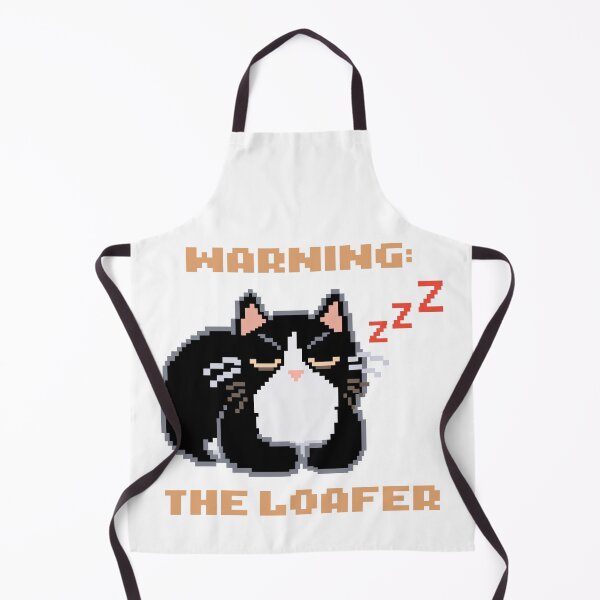 Item preview, Warning: The Loafer │ Pixel Cat designed and sold by sixsixsix.shop.