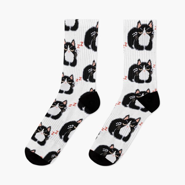 Item preview, Warning: The Loafer │ Pixel Cat designed and sold by sixsixsix.shop.
