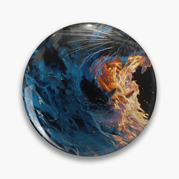Item preview, Fire and Ice Tiger Artwork designed and sold by Visual Foundry.