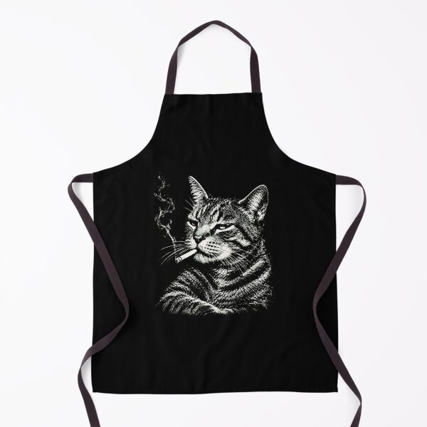 Item preview, Smoking Cat Portrait Cool Tabby Art T-Shirt designed and sold by StranHabesre51.