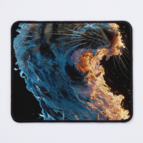 Item preview, Fire and Ice Tiger Artwork designed and sold by Visual Foundry.