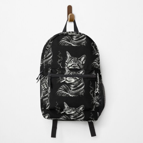 Item preview, Smoking Cat Portrait Cool Tabby Art T-Shirt designed and sold by StranHabesre51.