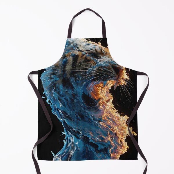 Item preview, Fire and Ice Tiger Artwork designed and sold by Visual Foundry.