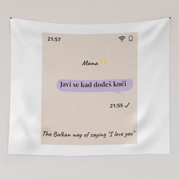 Item preview, The Balkan Way of Saying “I Love You” – Minimalist Balkan Print designed and sold by Mastalina99.