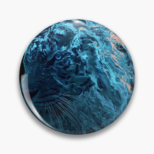 Item preview, Elemental Tiger Fire And Ice designed and sold by Visual Foundry.